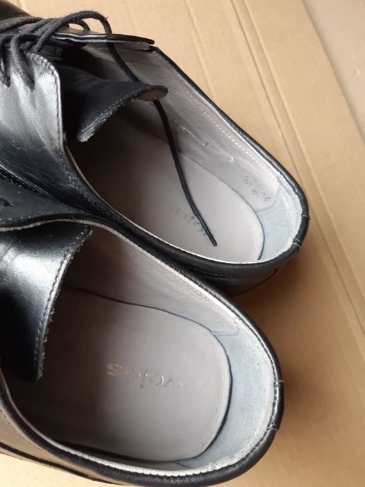 Buty garniturowe, trzewiki Wojas skóra  r. 45