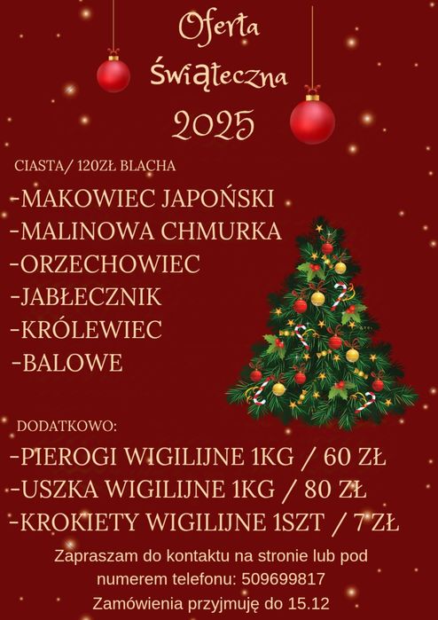 ciasta, pierogi, uszka, krokiety