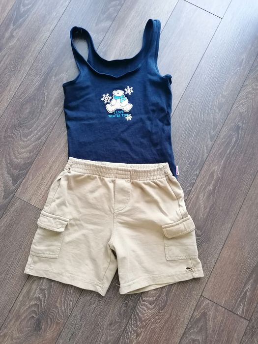 Spodenki z koszulka chłopięce 98/104