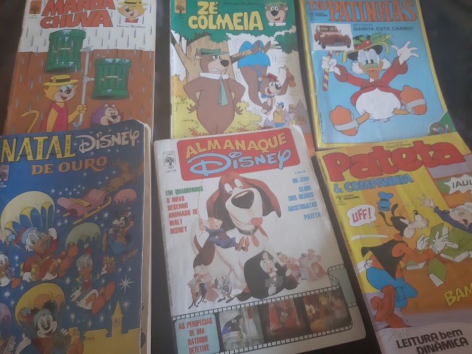 Livros antigos de banda desenhada