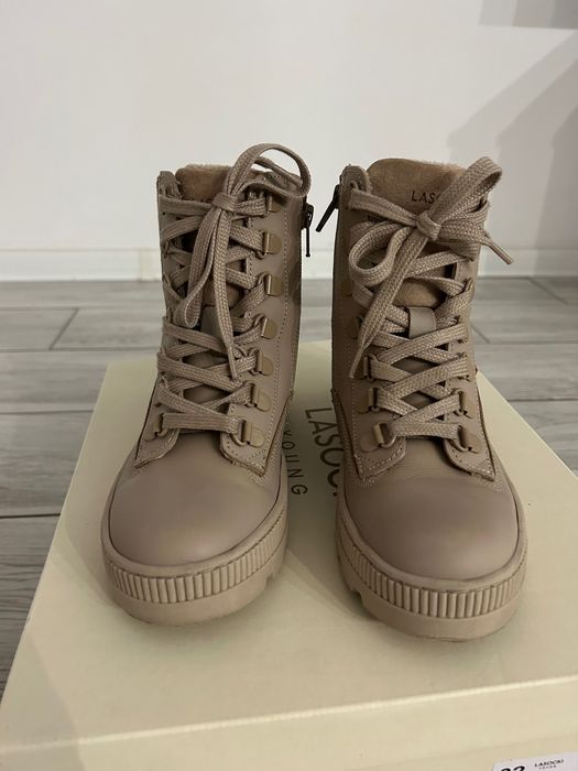 Skórzane Botki trzewiki lasocki rozmiar 32