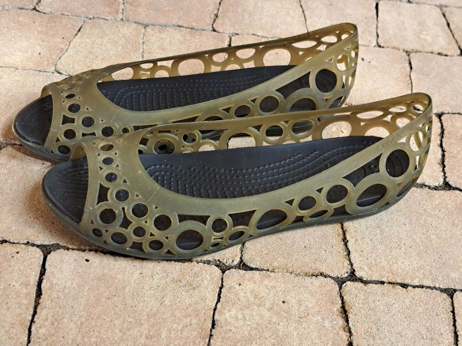 Baleriny Crocs Adrina Flat W8 / roz. 38-39 /Khaki