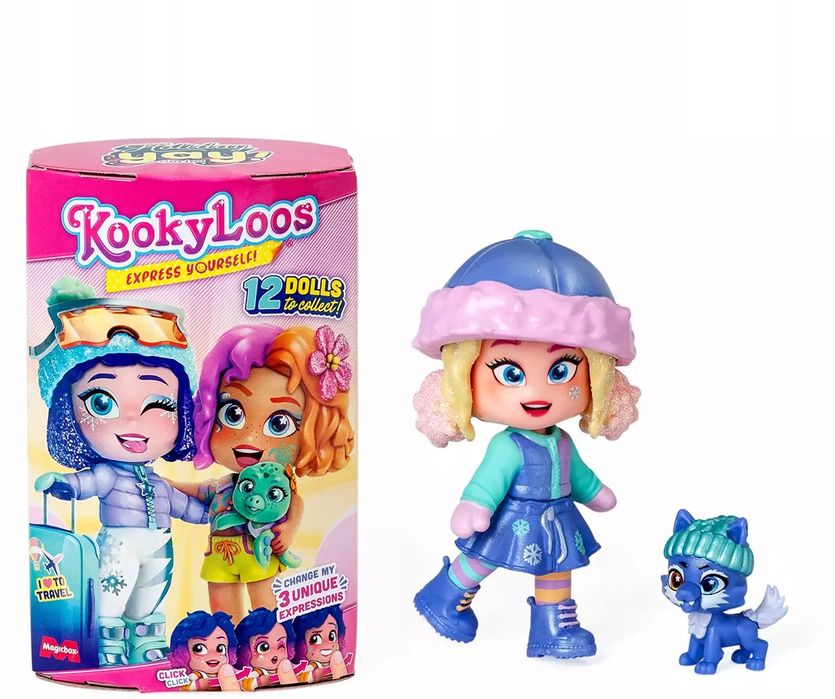 KookyLoos. Laleczka niespodzianka Holiday Yay!. Magic Box. Nowy Produkt