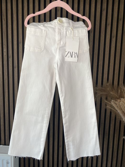 Nowe szerokie jeansy 116 zara