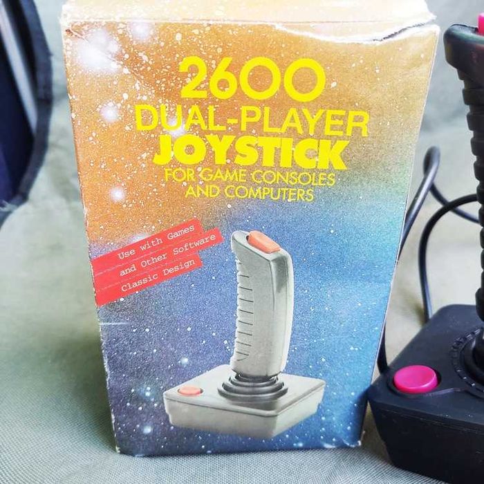 Joystick vintage 2600 Dual-Player para consolas Atari, Amstrad, Commod