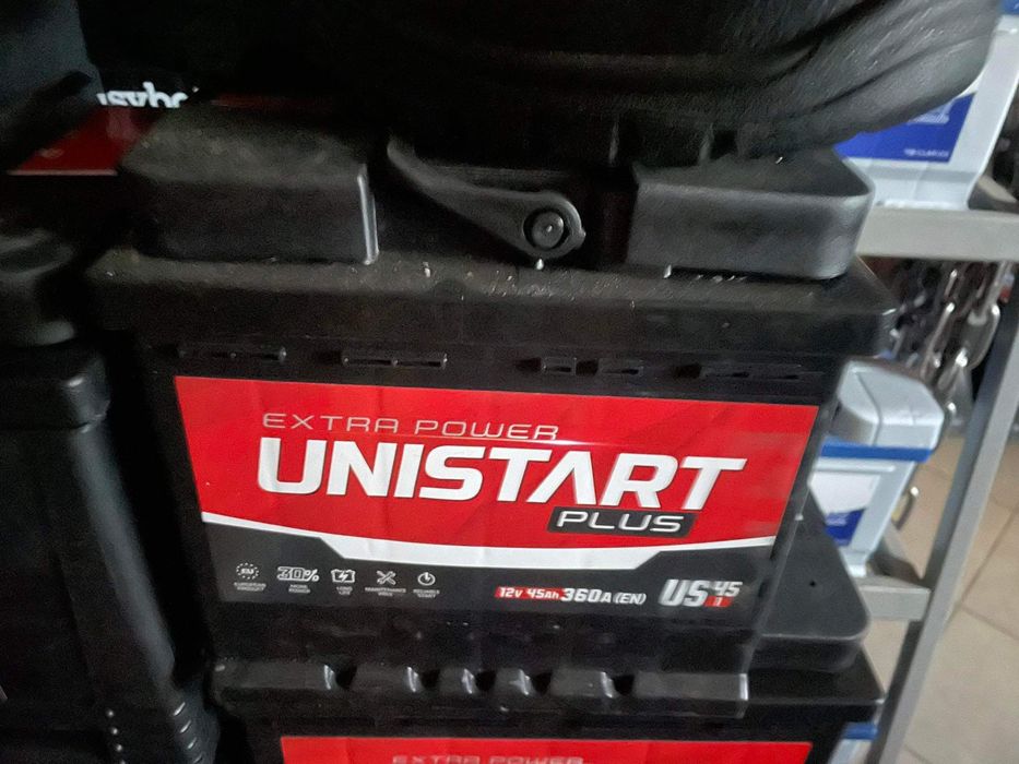 Akumulator Unistart 12V45AH360A produkcja Jenox Polska