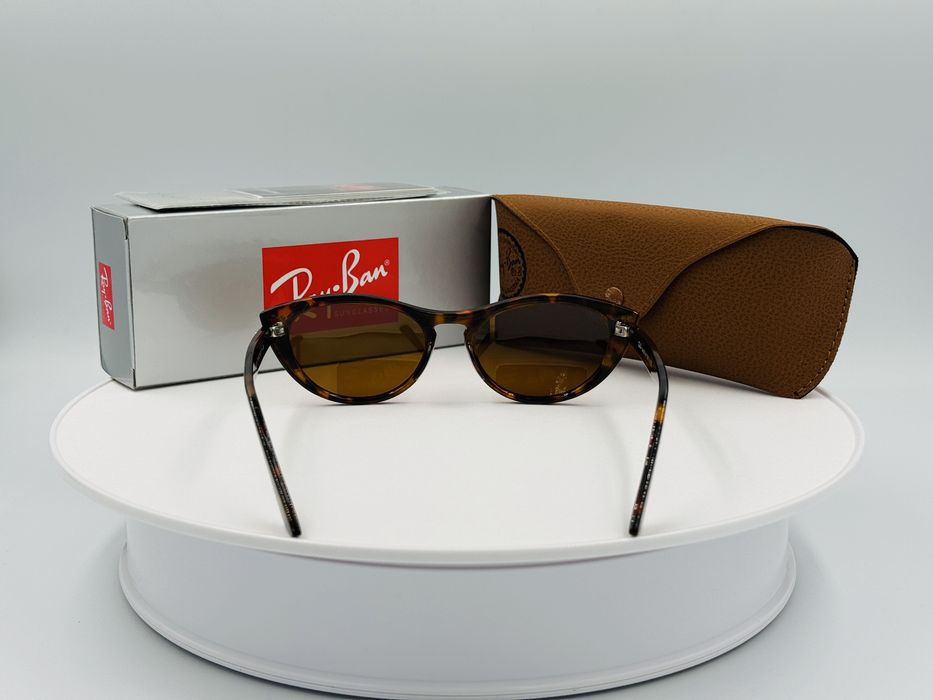 Солнцезащитные очки Ray-Ban Nina RB 4314 710/12 Havana-Brown 54мм стекло