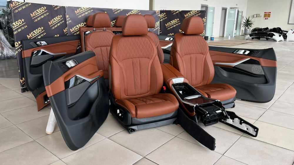 Салон (сидіння) комплект BMW X7 G07 БМВ Х7 Г07 розборка шрот запчастини 52107459218 бн 52108493276 Салон (сидения) комплект