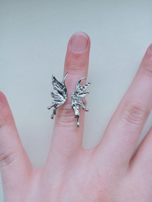 Красивое кольцо бабочка