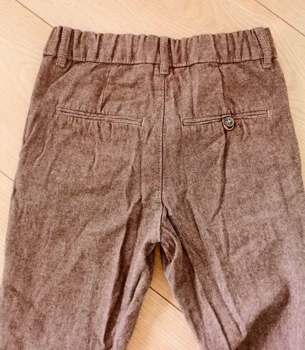 Eleganckie spodnie brązowe 134 H&M