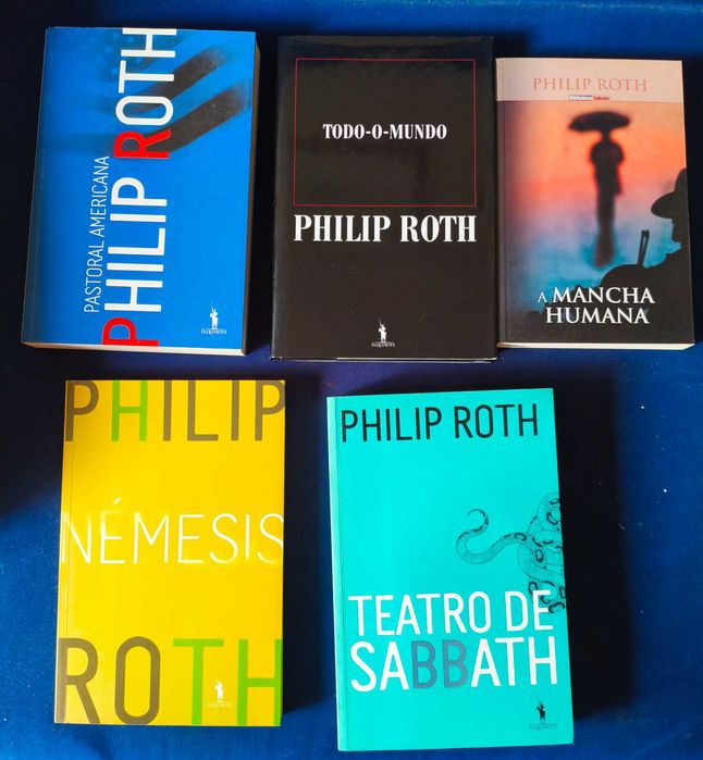 Lote Philip Roth - 5 Livros Coleção Grandes Romances (Dom Quixote)