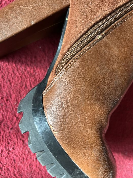 Buty botki na koturnie r. 40