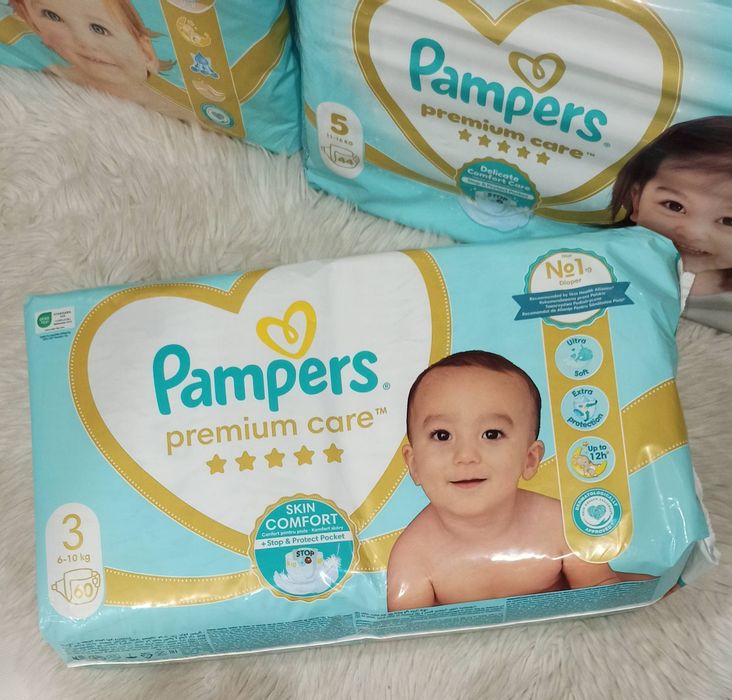 Pampers premium care 2,3,4,5,6 розміри!