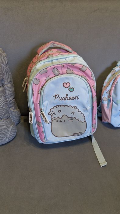 Plecak szkolny, zestaw, plecak mały pusheen
