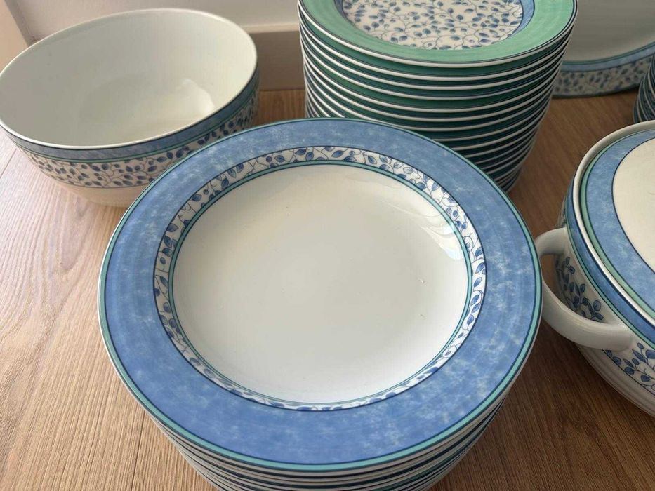 Serviço de Jantar SPAL Susanne – Porcelana – 40 Peças – Impecável