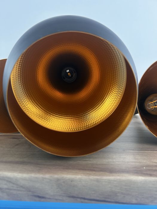 Lampa sufitowa 4szt czarna