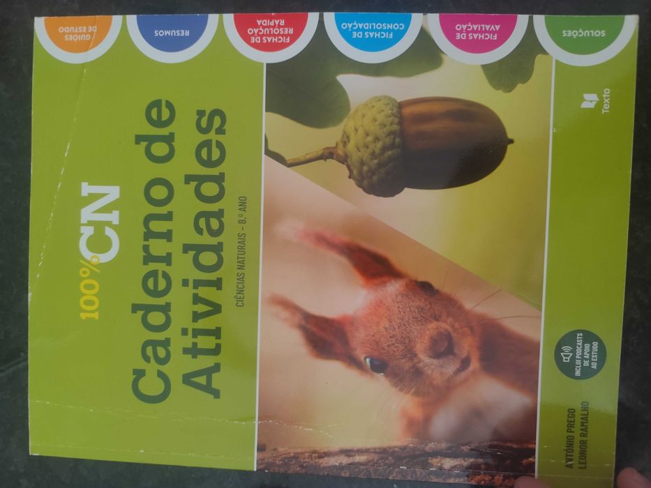 Vendo cadernos de actividade escolares do 7 ao 9 ano.