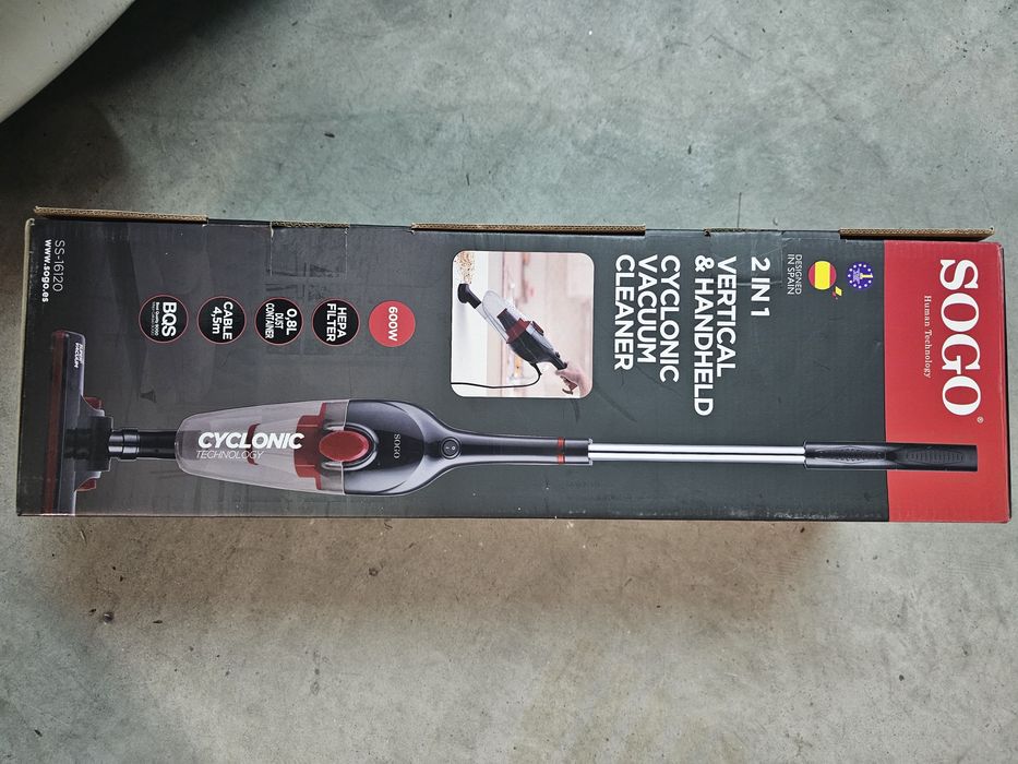 Aspirador Vertical/mão SOGO NOVO