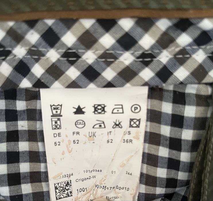 Calças castanhas (com padrão) da Boss