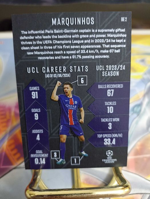 Marquinhos-Black Edge Edition-Match Attax