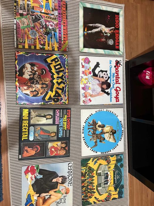 Discos vinil 100 pequenos/ grandes