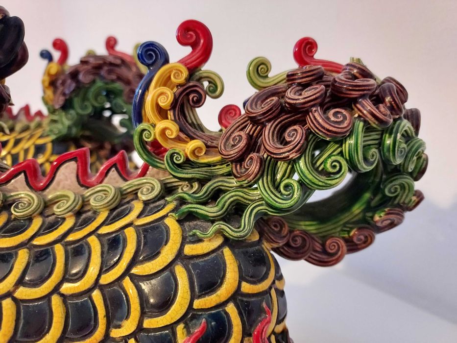 Estátuetas chinesas leões