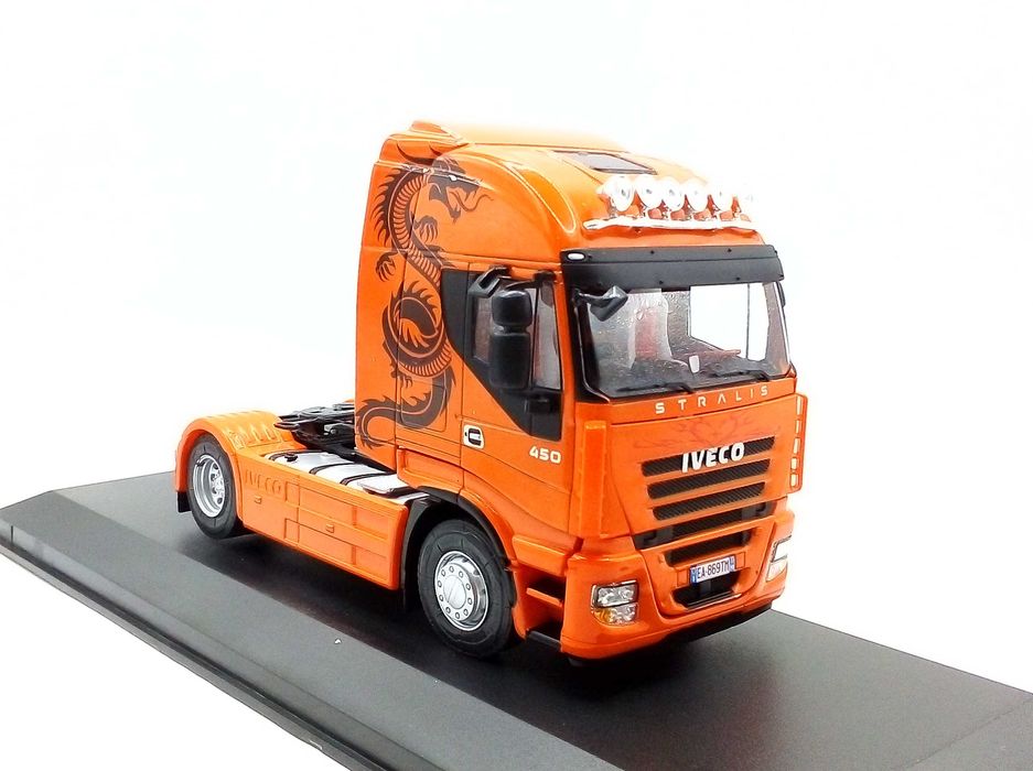 Iveco Stralis 500 Orange Dragon 2008 - skala 1:43 - Hachette