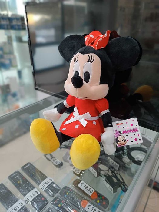 Peluche Minnie em vestido vermelho 39cm