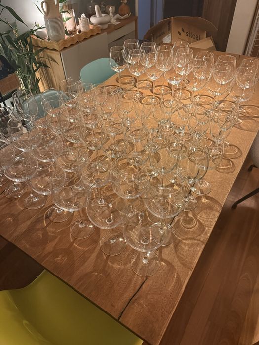 Copos de vinho - 27 unidades