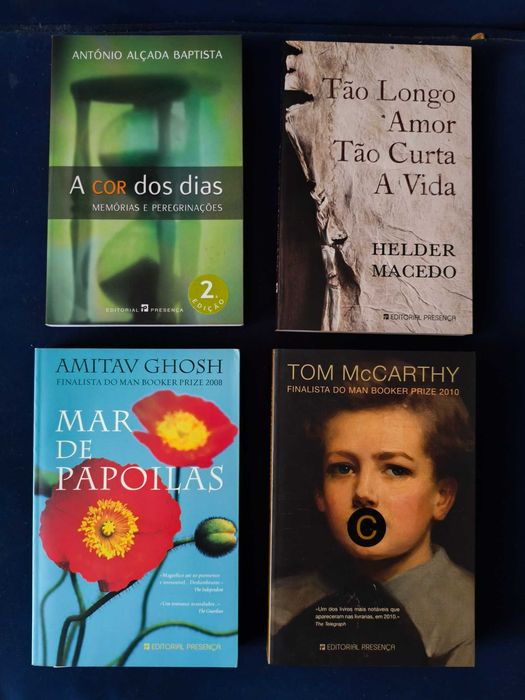 Lote 4 Grandes Romances Históricos e Épicos Finalistas do Booker Prize