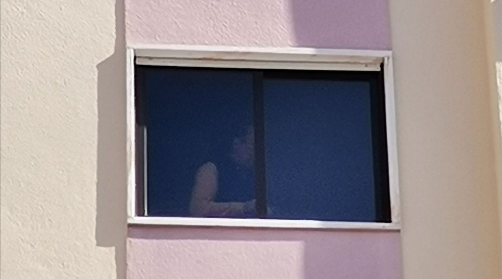 Janelas de alumínio bronze com vidro duplo