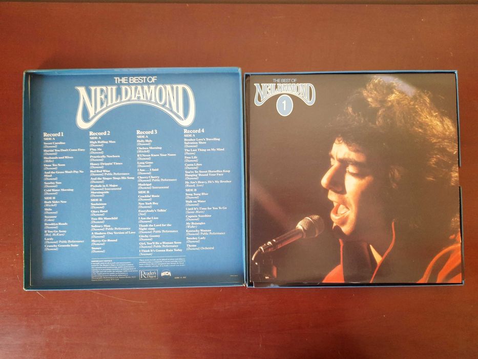 Box 4 Discos Vinil Neil Diamond – MCA / Reader’s Digest