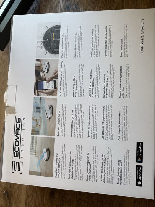 Aspirador Robot ECOVACS DEEBOT 900 – Mapeamento Laser + App