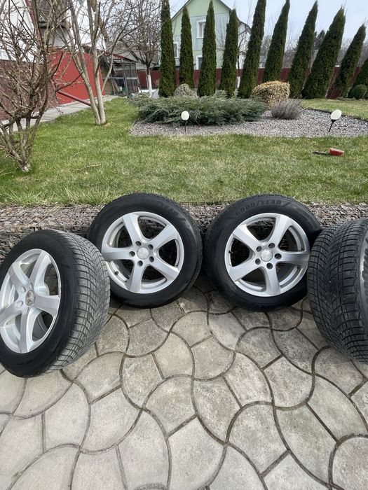 Диски R16 5/112 титани легкосплавні audi skoda volkswagen