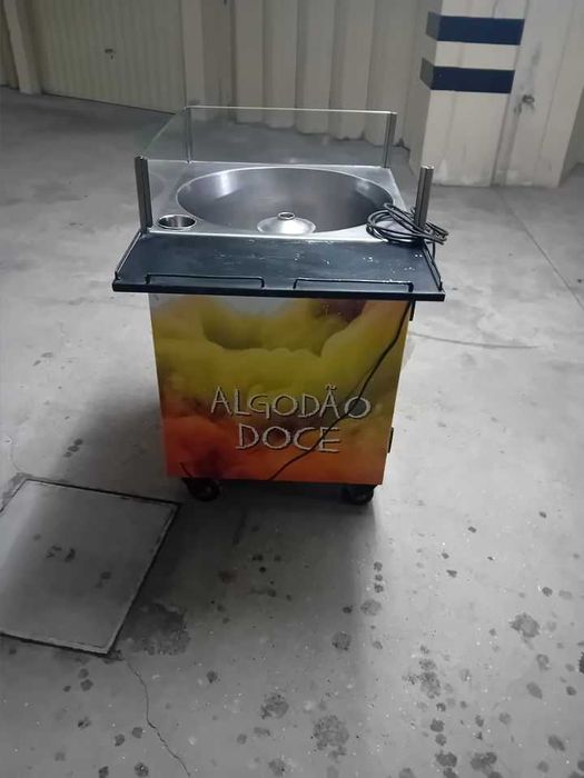 Máquina de Algodão Doçe Industrial como nova