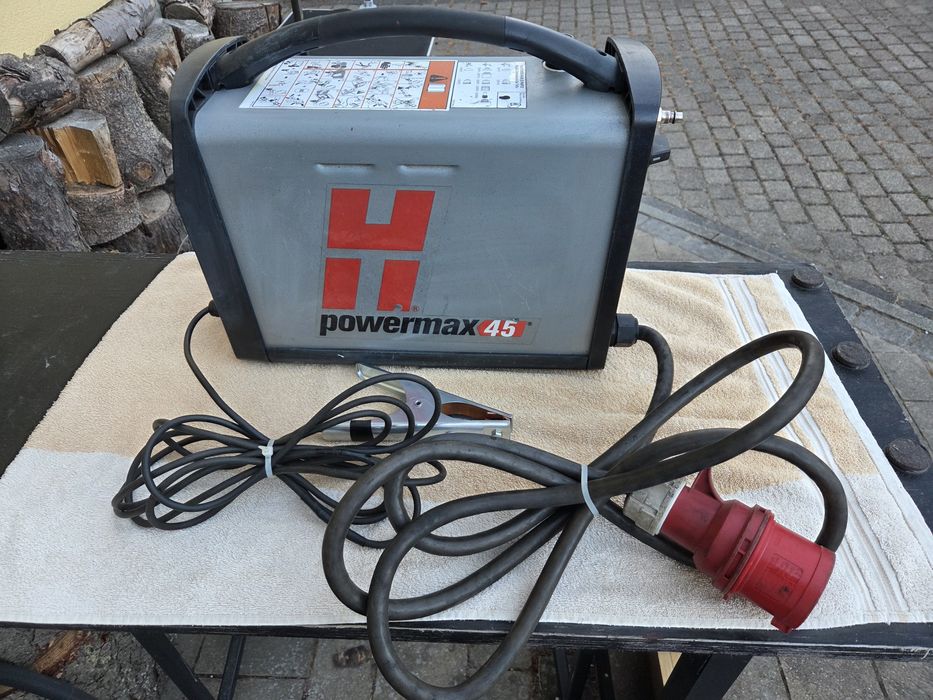 Przecinarka plazmowa Hypertherm Powermax 45 + palnik + akcesoria + skrzynia