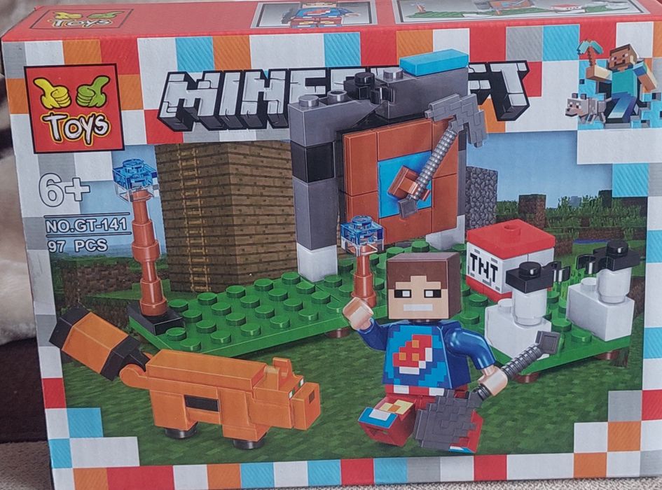 Zestaw klocków z gry Minecraft Tnt, 97szt.
