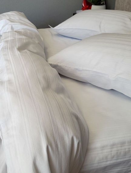 Страйп-сатин Отельний сатин 100% бавовна На метраж та пошив