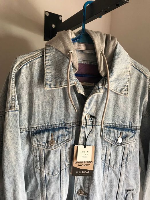 Casaco ganga denim Pull&Bear homem blusao S man novo