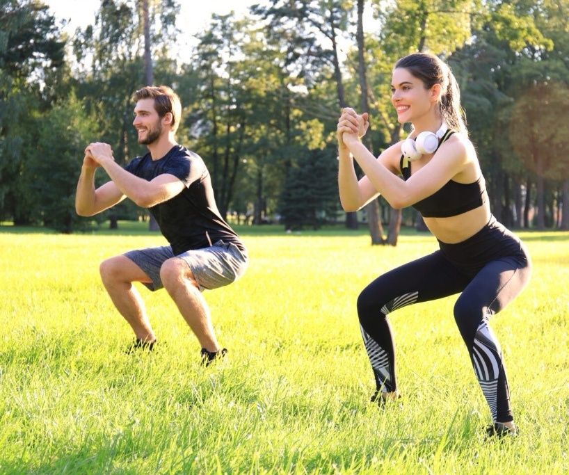 Personal trainer outdoor sessions