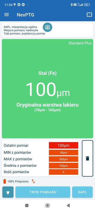 Miernik lakieru samochodowego