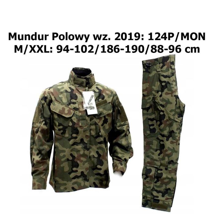 Mundur Polowy wz. 2019: 124P/MON rozm. M/XXL