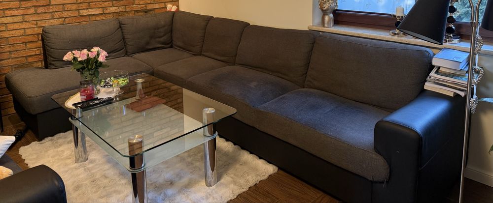 Narożnik+fotel+pufa