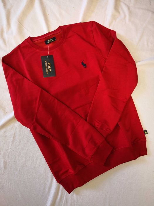 Bluzy męskie Ralph Lauren nowość czerwona mały znaczek premium