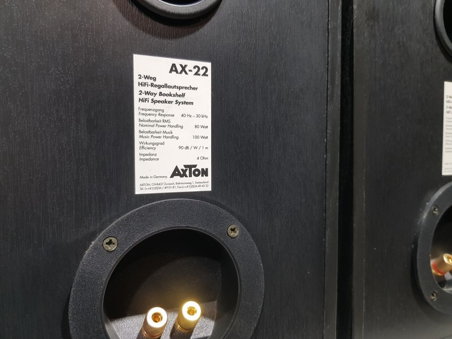 Акустика AxTon AX 22, потужність 80/100 Вт, б/у з Німеччини