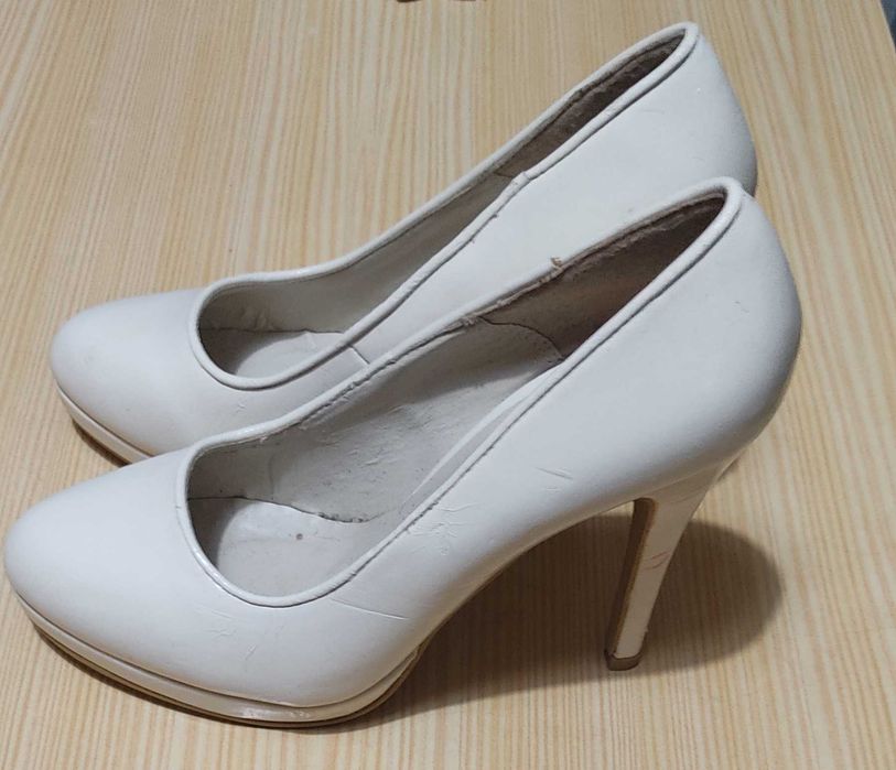 Sapatos Plataforma Brancos T.39