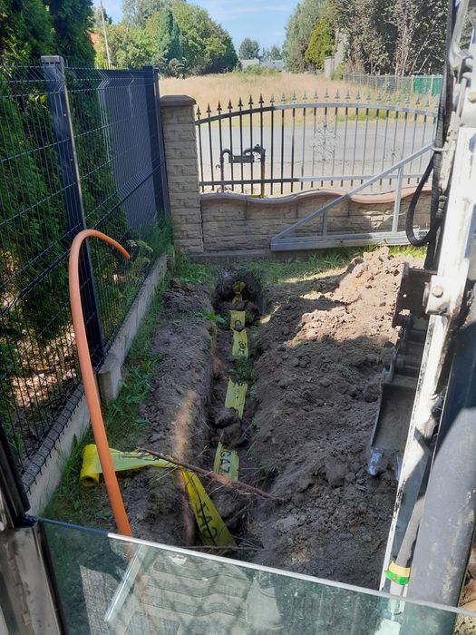 Usługi minikoparką