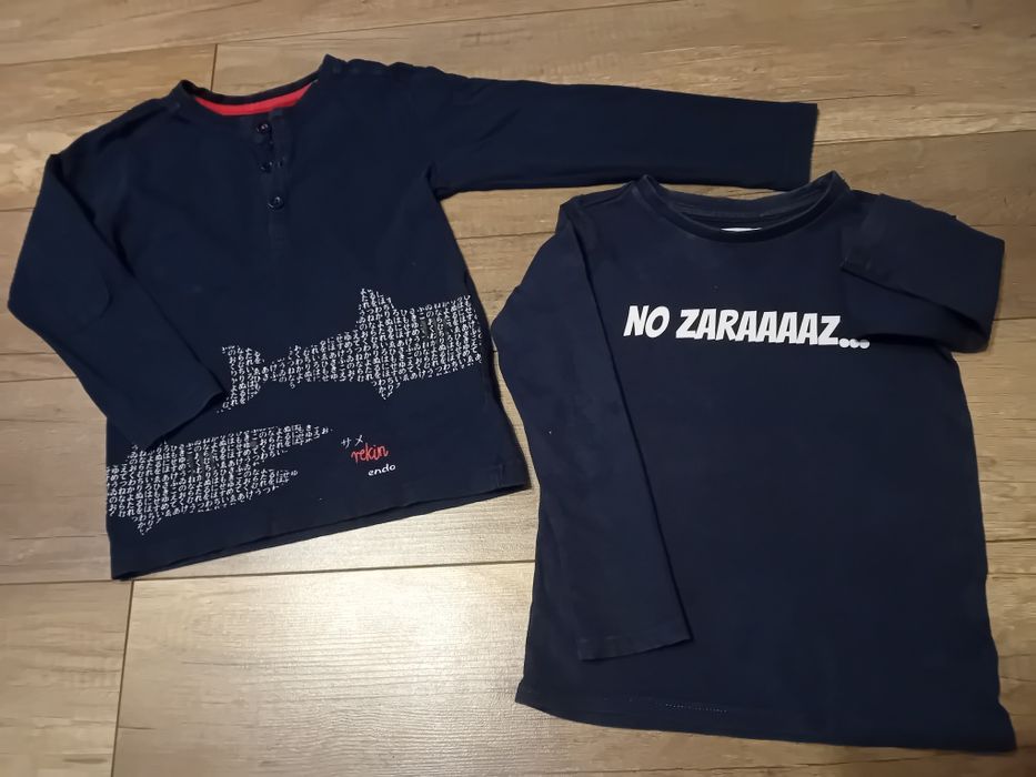 Bluza + 3 bluzki na długi rękaw Chłopiec 104