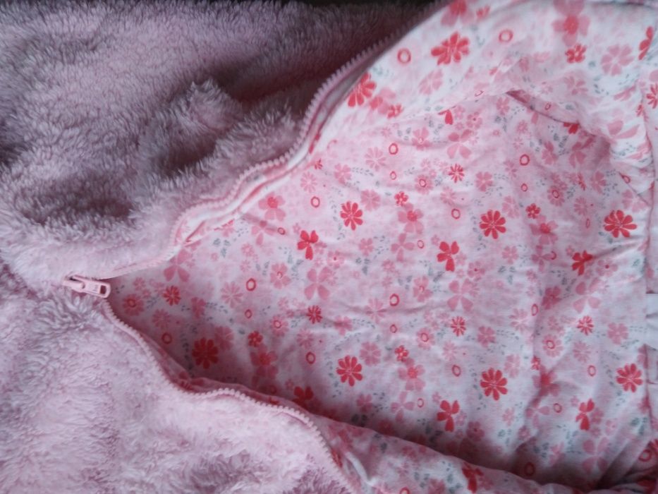 Jak NOWY Kombinezon KOT, kwiaty, jesień wiosna pajac 3-6 msc 68