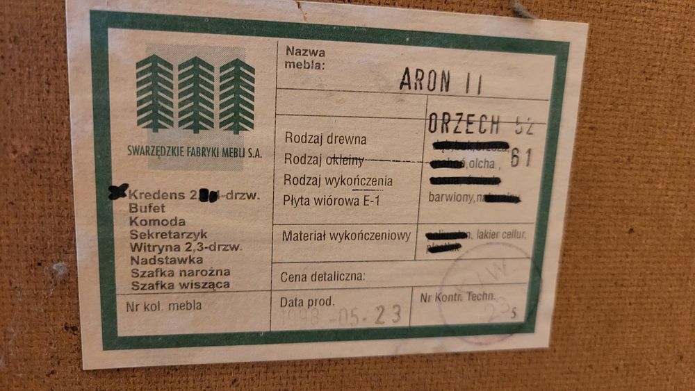 Aron Witryna 2, Swarzędzkie Meble